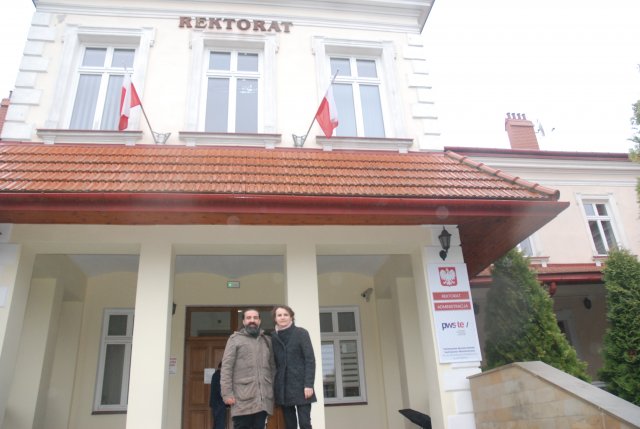Turkish and Ukrainian scientists in PWSTE in Jaroslaw ! ! !